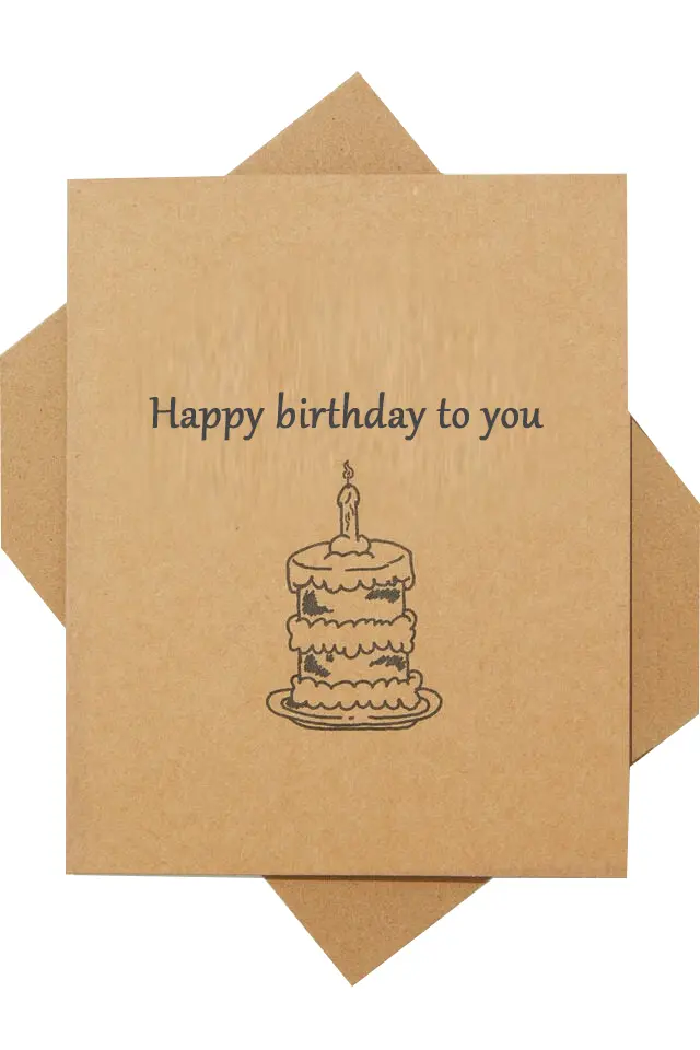 Birthday marketing inserts